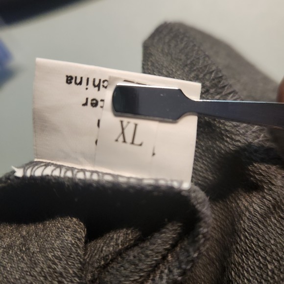 Ruth Bader Ginsburg Women's Fragile Like A Bomb Gray Long Sleeve XL - Picture 9 of 10